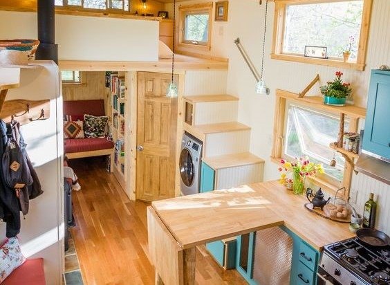 aménagement intérieur d'une tiny house clé en main